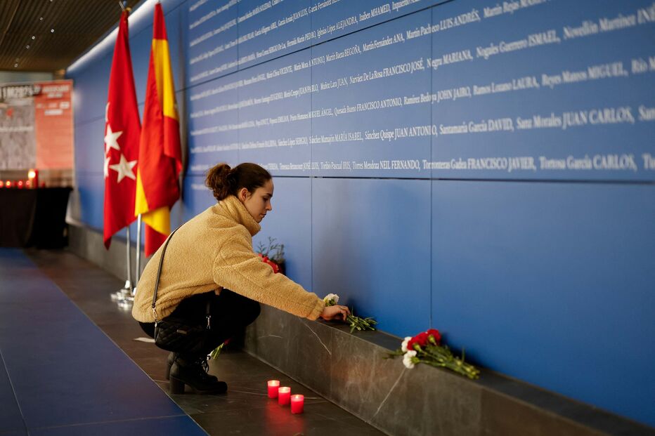 Memorial dos 20 anos do ataque na estação Atocha, em Madrid