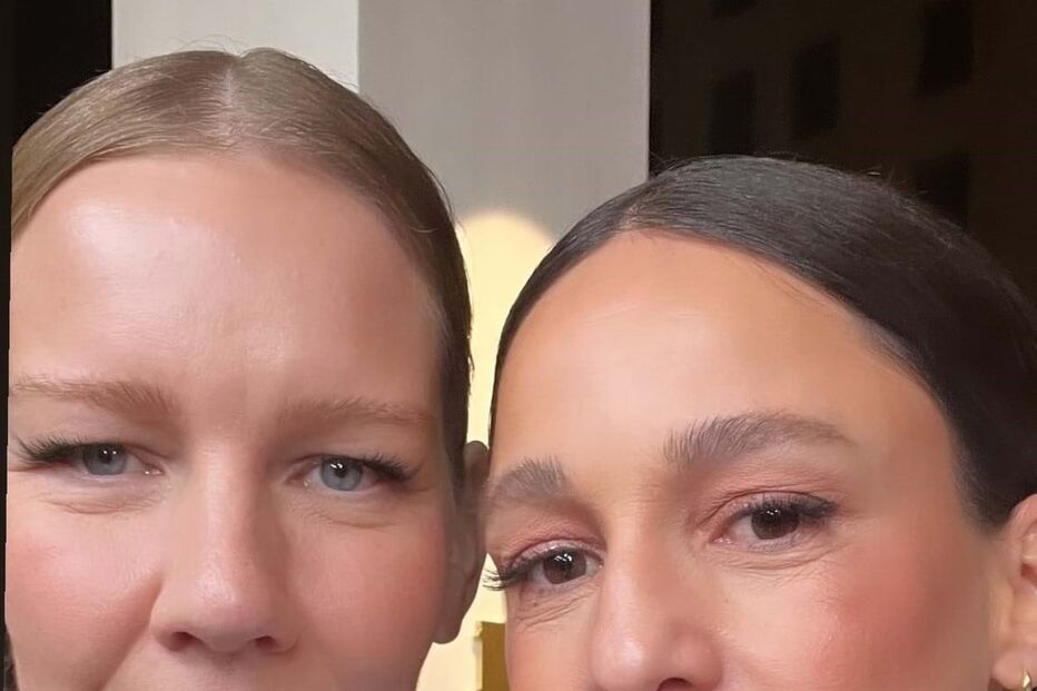 Carminho com a atriz alemã Sandra Hüller