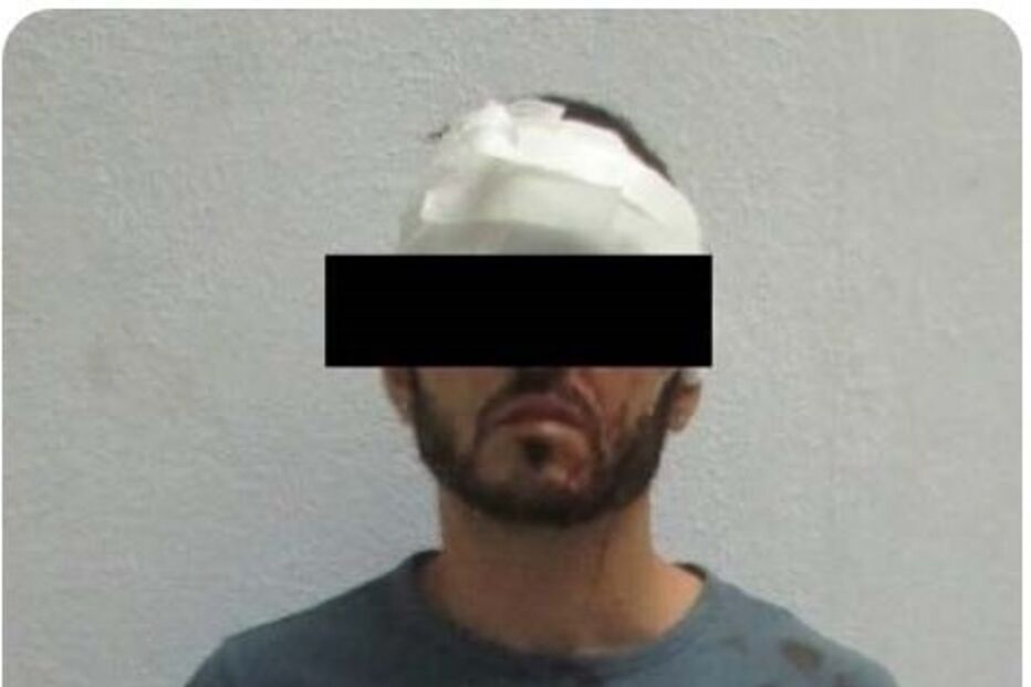 Foto da polícia mexicana do português preso após fuga