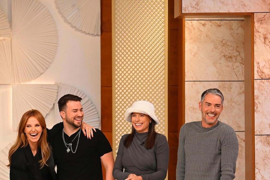 Francisco Monteiro e Márcia Soares com Cristina Ferreira e Cláudio Ramos