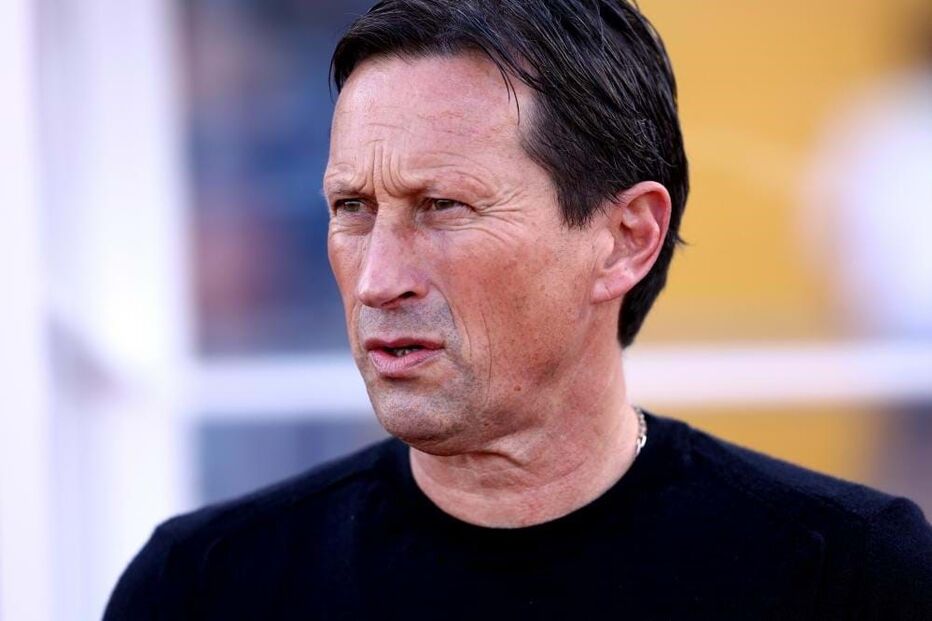 Roger Schmidt, treinador do Benfica, durante o jogo com o Casa Pia