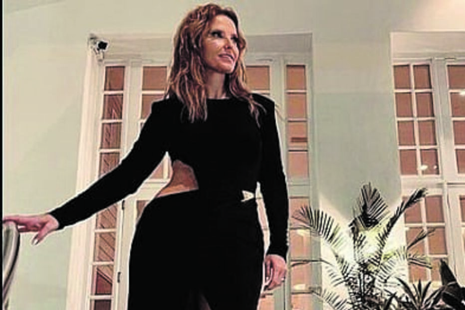 Apresentadora está em Miami