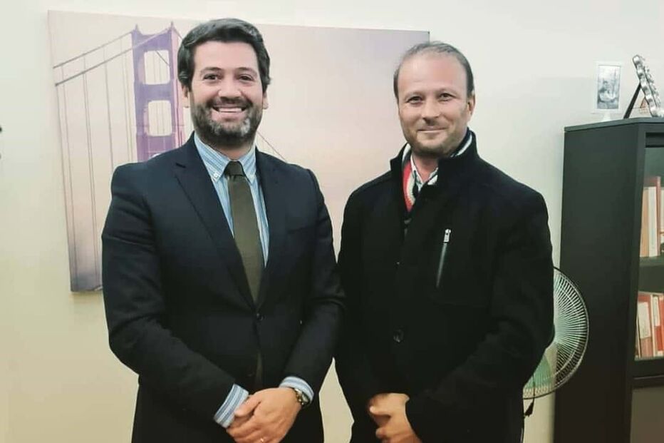João Graça com André Ventura