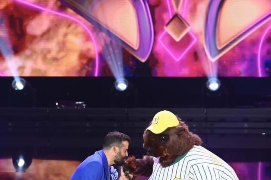 Fátima Lopes no 'A Máscara' com João Manzarra