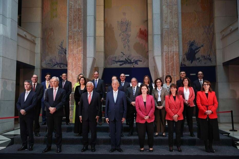 Última fotografia com o executivo de António Costa 