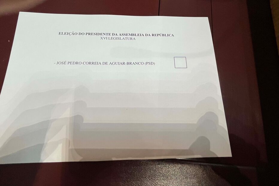 Deputados já receberam boletim de voto para eleger presidente da AR