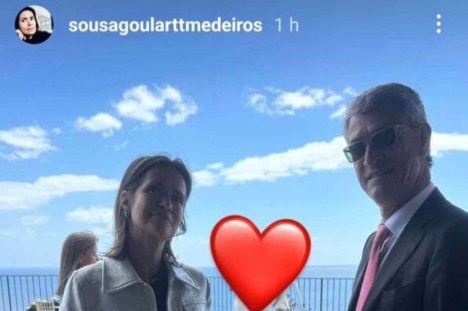 Mariana Medeiros no casamento de Bernardo Sousa e Bruna Gomes