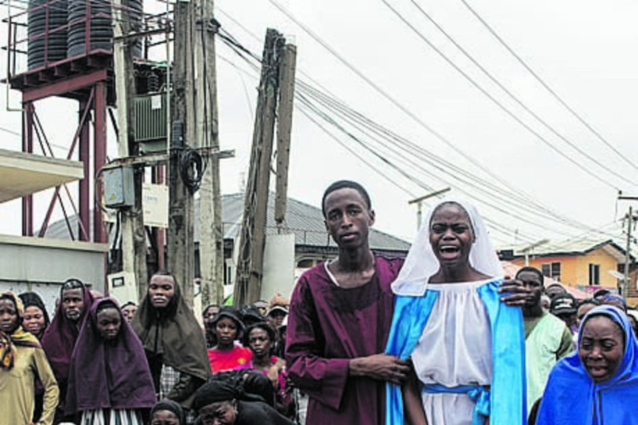 Nigéria. Na cidade de Lagos também foi recriada a Via-Sacra