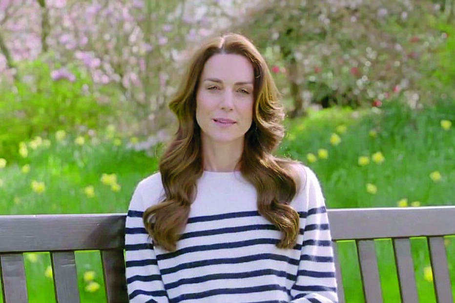 Vídeo de kate middleton a anunciar a doença e o início dos tratamentos 