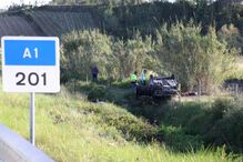 Quatro feridos em despiste na A1 na Mealhada