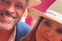 Cristina Ferreira e João Patrício no Estoril Open