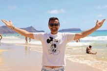 Jorge Gabriel e a ex-mulher são apaixonados por Porto Santo e todos os anos viajam para lá  
