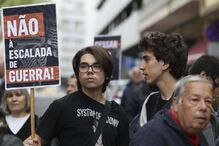 Centenas de pessoas protestam em Lisboa contra guerra em Gaza
