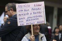 Centenas de pessoas protestam em Lisboa contra guerra em Gaza