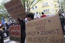 Centenas de pessoas protestam em Lisboa contra guerra em Gaza