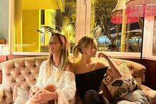 Bárbara Norton de Matos com a filha Luz