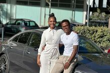 Geny Catamo e a companheira Jennifer Bule