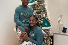 Geny Catamo e a companheira Jennifer Bule