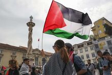 Marcha pela Palestina arranca em Lisboa com várias centenas de pessoas