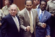 OJ Simpson no julgamento em 1995