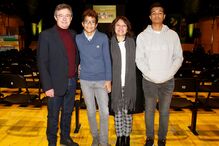 Luís Aleluia e Zita Favretto com os filhos