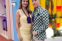 Sérgio Duarte com Margarida Castro