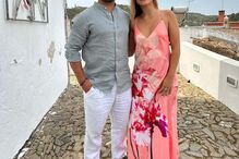 Miguel Vicente com a irmã Emília