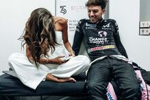 Francisca Cequeira Gomes e Pierre Gasly