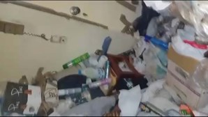 Apartamento cheio de lixo suscita queixas de vizinhos em Albufeira
