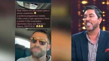 “Ele é mais noiva que a Jéssica”: Adriano Silva Martins reage a entusiasmo de Diogo Amaral para o casamento 