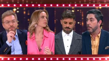 Comentadores do 'Noite das Estrelas' reagem a previsão de taróloga sobre relação de Bárbara Norton de Matos e João Moura Caetano