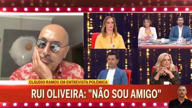 “Não sou amigo do Cláudio Ramos”: Rui Oliveira responde ao apresentador do ‘Dois às 10’
