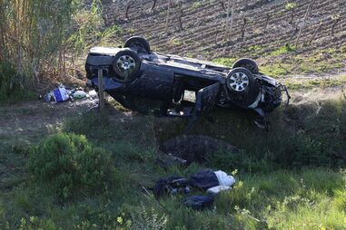 Quatro feridos em despiste na A1 na Mealhada