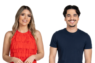 Rita Oliveira e Arthur Almeida