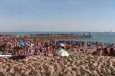 Seis pessoas resgatadas na Praia do Tamariz no Estoril