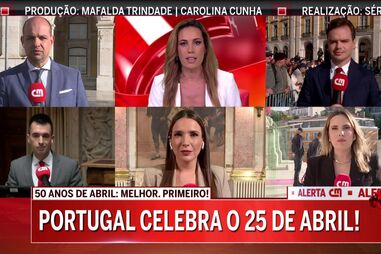 CMTV foi líder de audiências no dia em que se celebraram os 50 anos do 25 de Abril