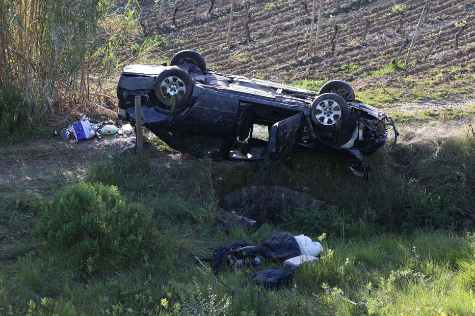 Quatro feridos em despiste na A1 na Mealhada