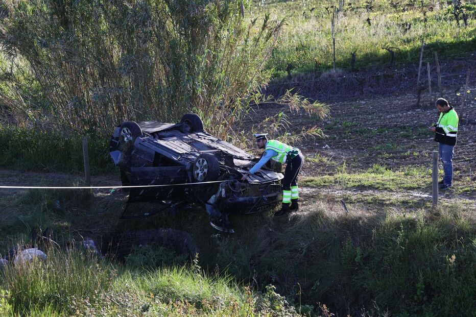 Quatro feridos em despiste na A1 na Mealhada