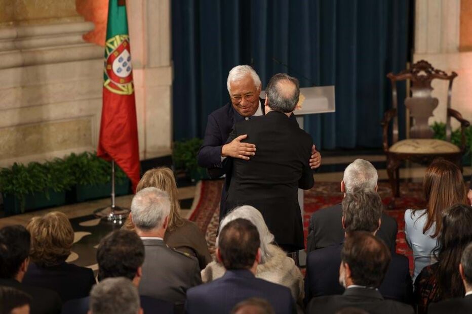 António Costa na tomada de posse de Montenegro