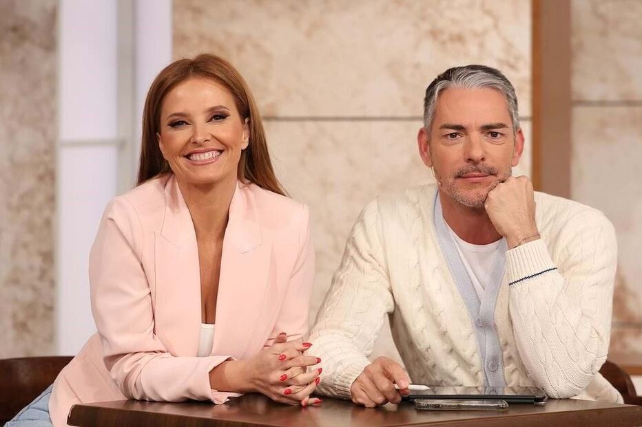 Cristina Ferreira e Cláudio Ramos