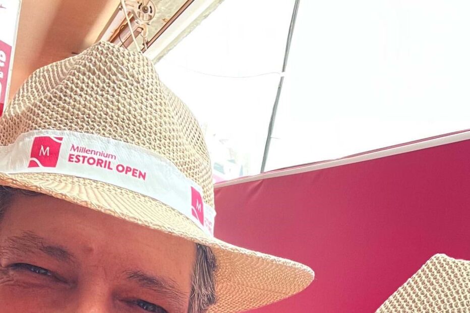 Cristina Ferreira e João Patrício no Estoril Open