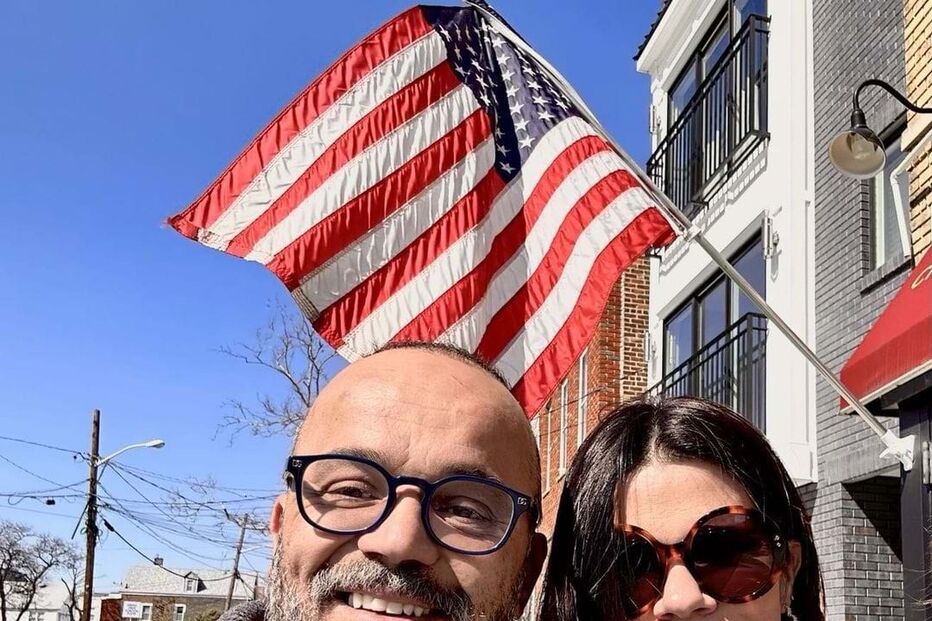 Fernando Rocha e a companheira Sónia Macedo Rocha