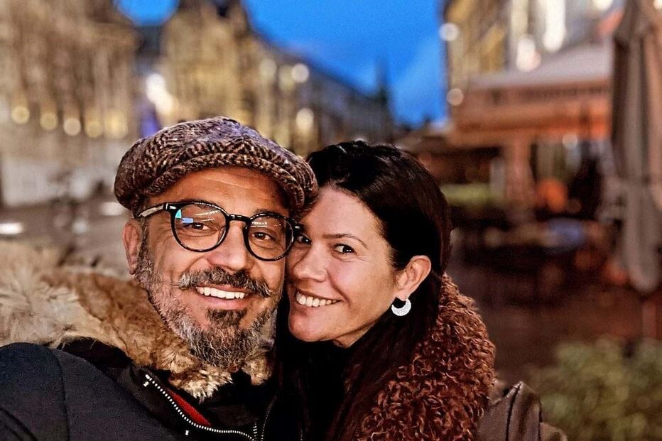 Fernando Rocha e a companheira Sónia Macedo Rocha