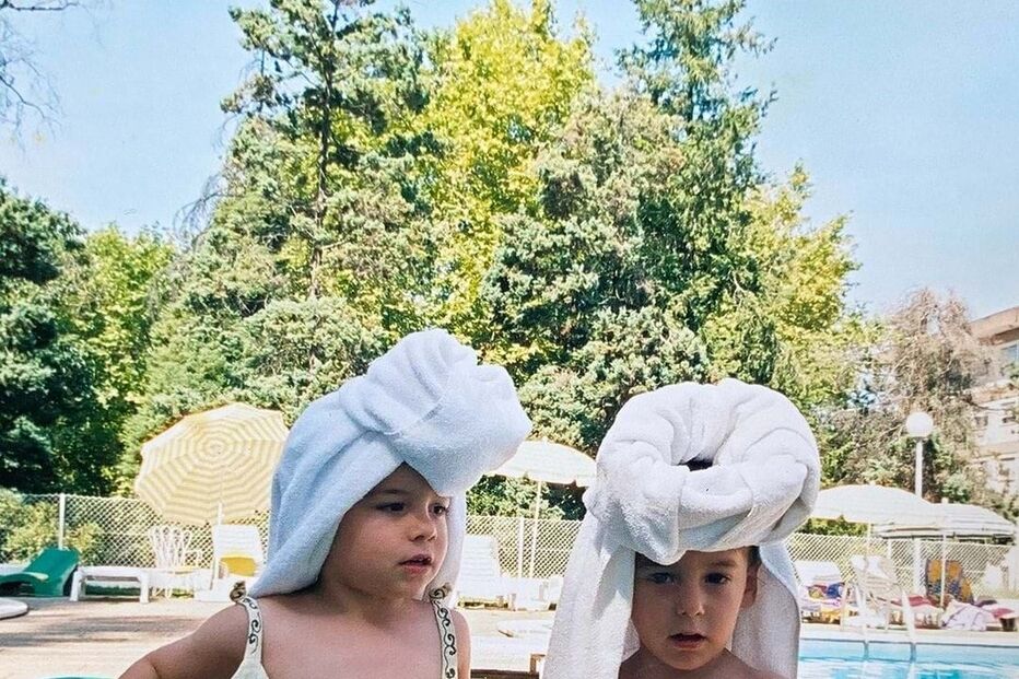 Jacques Costa com o irmão gémeo Hugo