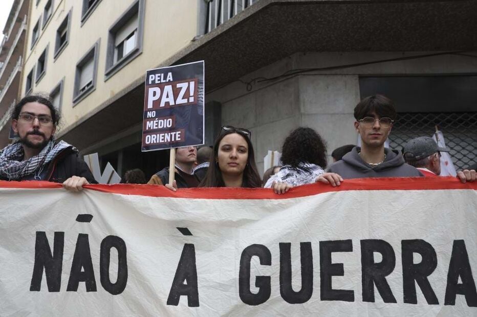 Centenas de pessoas protestam em Lisboa contra guerra em Gaza