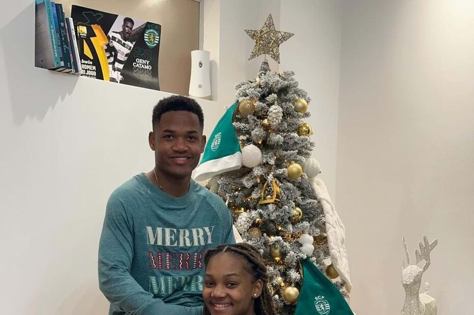 Geny Catamo e a companheira Jennifer Bule