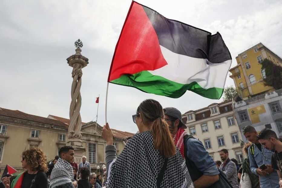 Marcha pela Palestina arranca em Lisboa com várias centenas de pessoas