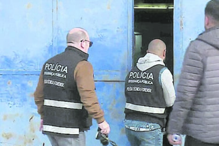 PSP no local dos crimes