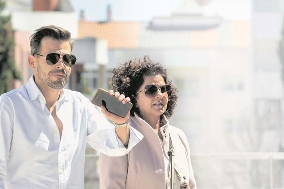 Ruben Aguiar à chegada ao Tribunal de Almada