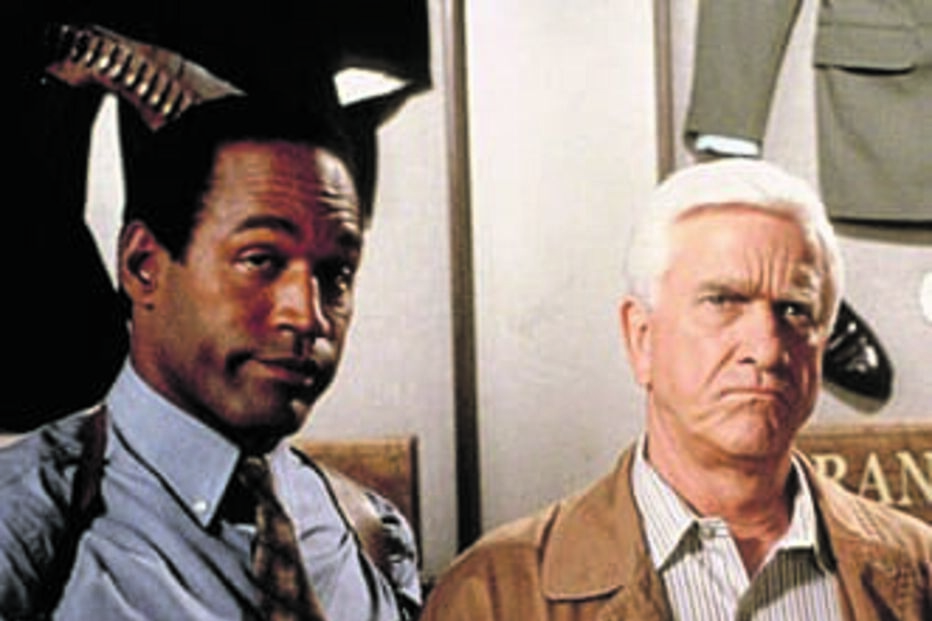 Carreira de  O. J. no futebol levou-o ao grande ecrã,  em filmes como ‘Aonde Pára  a Polícia?’